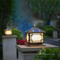 Lámpara solar al aire libre del jardín de la lámpara de la puerta de la nueva buena calidad